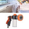 Garden Hose Nozzle 8 Spray Pattern Hose Hand Sprayer for