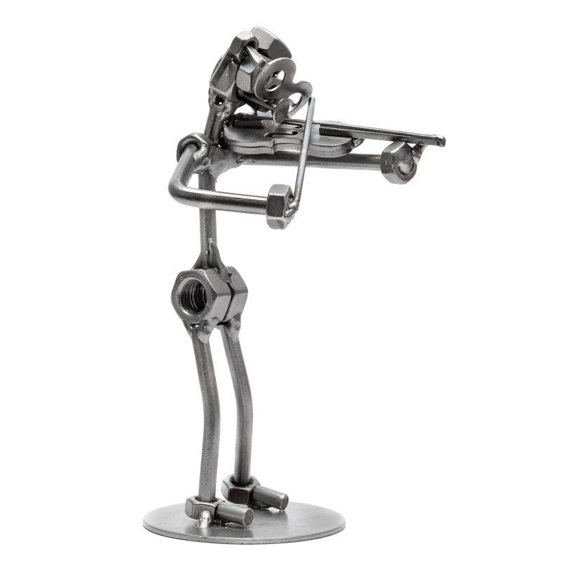 STEEMO Screw Man Musician Violinist Violin Gift Metal Decoration 10