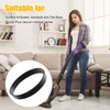 2pcs E0205 Vacuum Cleaner Belts, U Style Not Easy to
