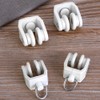 50pcs Curtain Track Rollers Hooks Ceiling Curtain Track Hooks Heavy-Duty