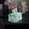 COEQINE Tissue Box Cover Rectangular,Summer Hawaiian Style Theme Tissue Box
