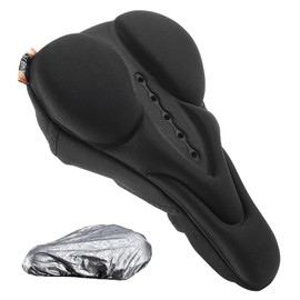 OUTBASE Bicycle Saddle Cover, Cushion, No Butt Pain, Shock-Absorbing, High Resilience, Non-Slip, Non-stuffy, Road Bike, Cross Bike, Mountain Bike