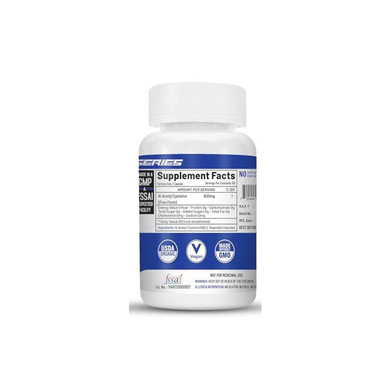 NutriJa N-Acetil Cisteína (Nac) (600 Mg) - 60 Cápsulas