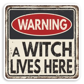 Vinyl-Aufkleber #31632, 10 cm, Hexen-Witz, lustiger Laptop-Aufkleber #31632 (10 cm breit), 2 Stück