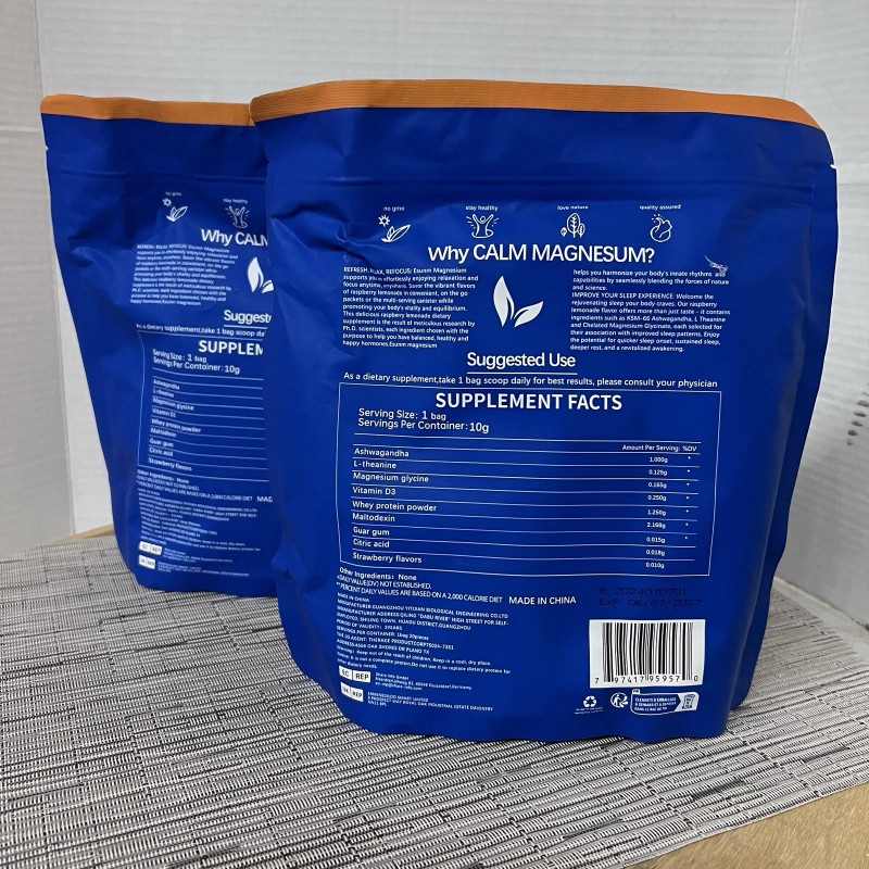 ESUNM 2x ESUNM CALM Magnesium Calming Drink Mix Raspberry Lemonade