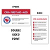 Lashicorn CPR and First Aid AED Certification Cards | 30