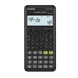 Casio Calculadora Científica, fx-82LA Plus-BK-2, 252 Funciones, Nivel Primaria y Secundaria, Color Negro
