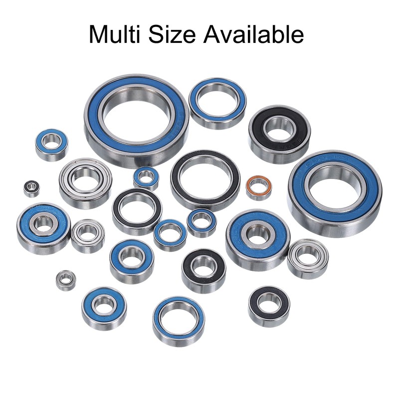 sourcing map 10pcs 6902-2RS Miniature Deep Groove Ball Bearings 15x28x7mm