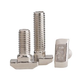 CONPHERON Pack of 20 Hammer Head Screws M6 x 25 mm European Standard T-Screws for Aluminium Profile 20/30/40/45 Series