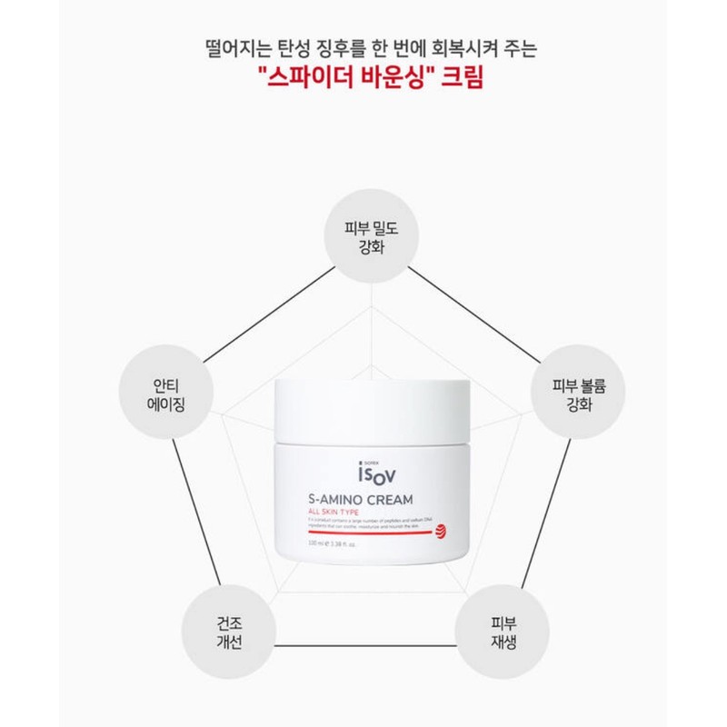 Isorb/ S-Amino Cream 100ml Spider Web Thread Cream Elastic Lifting