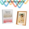 LUOLIPEYA 20 Sets Acrylic Plate Stands, Adjustable Display Holder Stands