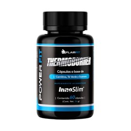Flairfit Thermoburner  Suplemento Alimenticio en Cpsulas con L-Carnitina, Extracto de t verde y Guaran (cafena natural), Pimienta de cayena y negra,  