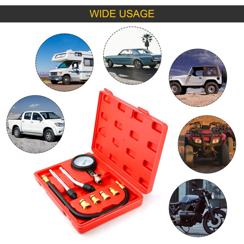 Awsuc Compression Meter Compression Tester Petrol Engine 0-20 Bar or