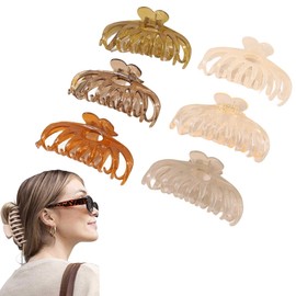 Traziewell Hair Clips, Women's Big Claw Clips for Thick Hair for Women, Hair Clip for Long Curly Hair, Non-Slip Hair Clips, Girls 1205