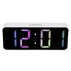 LED Clock Dual Mode Auto Dimming Temperature Display Snooze Function