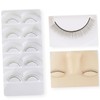 Minkissy Professional Eyelash Extensions Kit Lash Grafting Practice Model Head