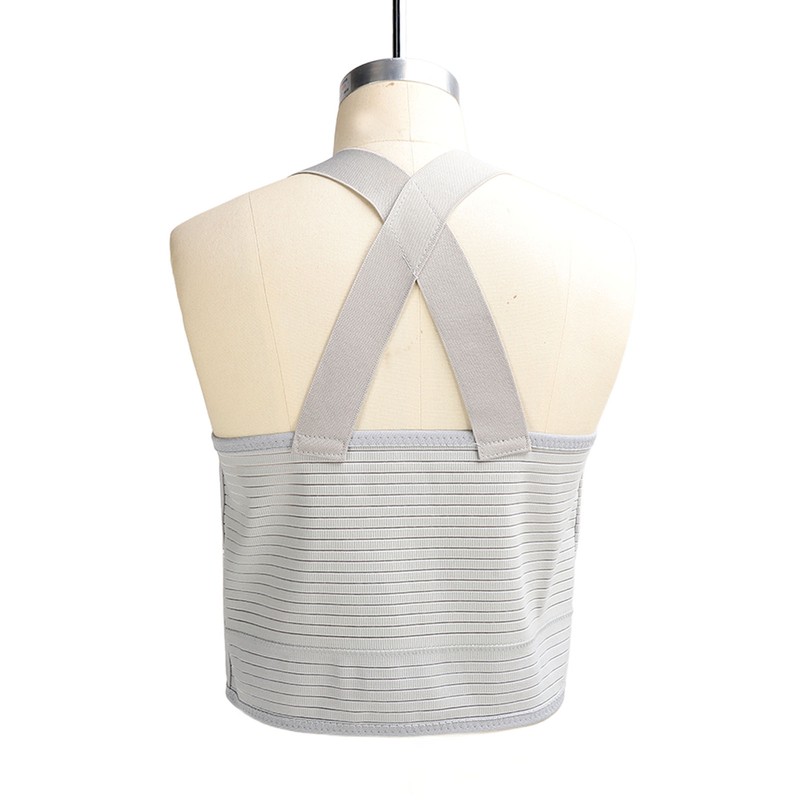 Chest Support Brace Breathable Elastic Dual Support Broken Rib Brace