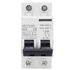 2P Miniature Circuit Breaker DIN Rail Mount Isolator Switch for