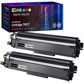 E-Z Ink (TM) with Chip Compatible Toner Cartridge Replacement for Brother TN227 TN227bk TN227 TN223 TN 223bk use with MFC-L3770CDW MFC-L3750CDW HL-L3230CDW HL-L3290CDW HL-L3210CW MFC-L3710CW (2 Black)
