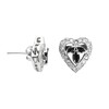 Valentine Ear-rings - Silver Ear Rings