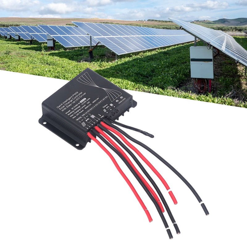 Solar Charge Controller 12V 24V PWM Battery Charging Regulator with