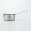 MUJI 82219913 Stainless Aluminum All-Over Three-Layer Steel Milk Pan, Silver,
