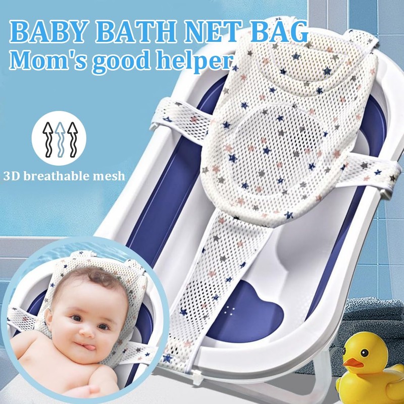 Newborn Bath Pillow, Bath Pillow for Newborns, Bath Net Seat