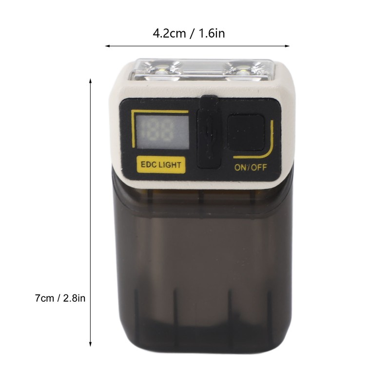 Keychain Light EDC LED High Power Mini 1000LM Portable Magnetic