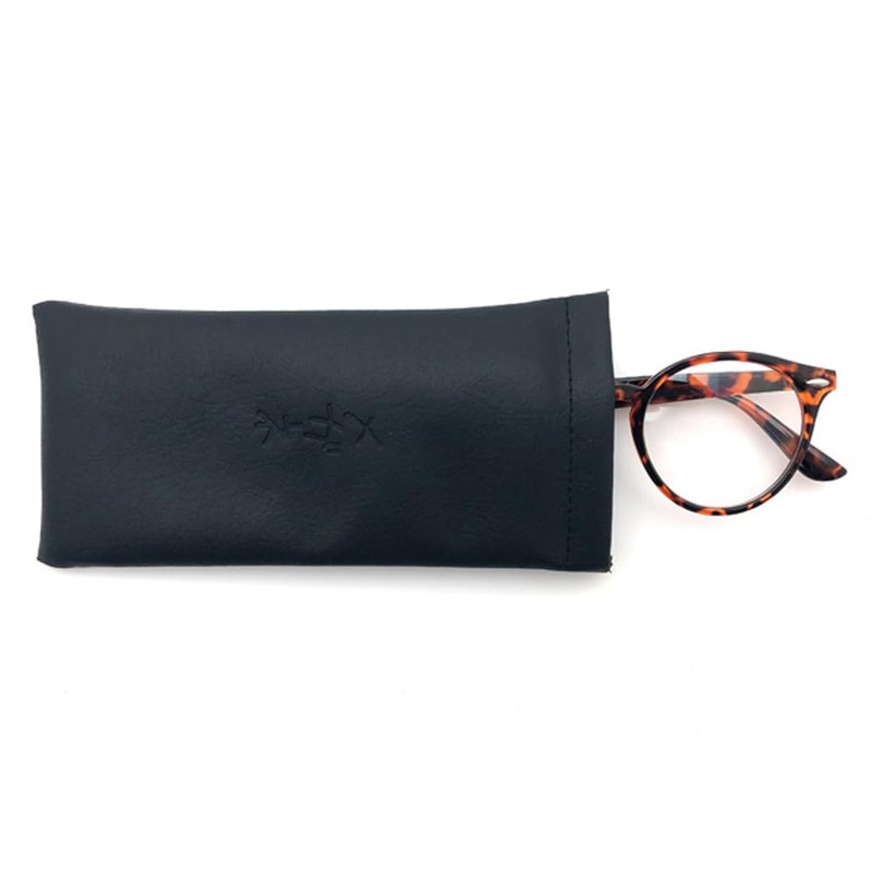 SPEED ADDICT One-Touch Glasses Case, Made in Japan, Synthetic Leather,