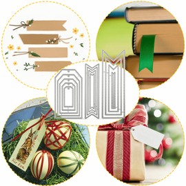 Marcapáginas de corte de metal troquelado DIY artesanía de acero al carbono plantilla de corte de metal plantillas de metal plantillas de scrapbooking herramienta