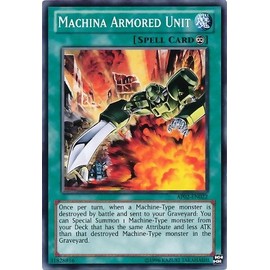 Yu-Gi-Oh! - Machina Armored Unit (SDCR-EN028) - Structure Deck: Cyber Dragon Revolution - 1st Edition - Common