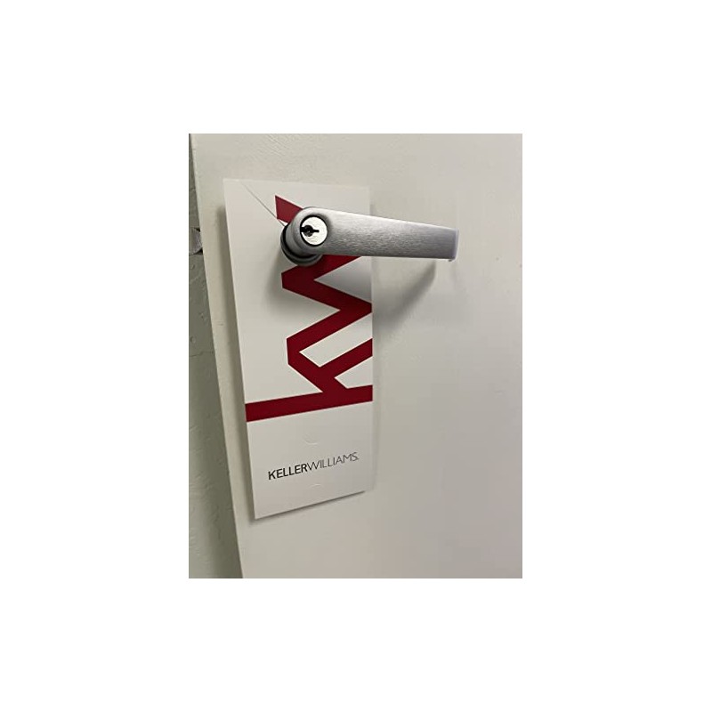 Keller Williams Door Hangers "Big-White" 50 Pack