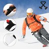 WEZCHUGHAOL 2 Pack Ski & Pole Carrier Straps - Adjustable