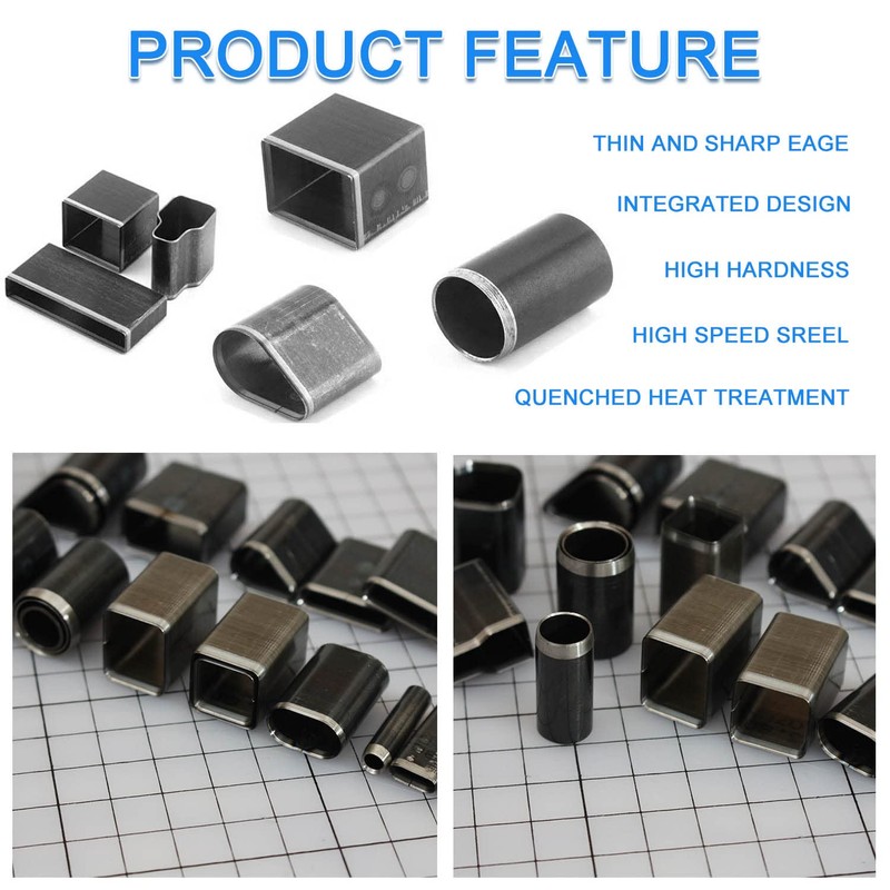 JONMON Leather One Hole Hollow Punch Cutter - 39 Shape