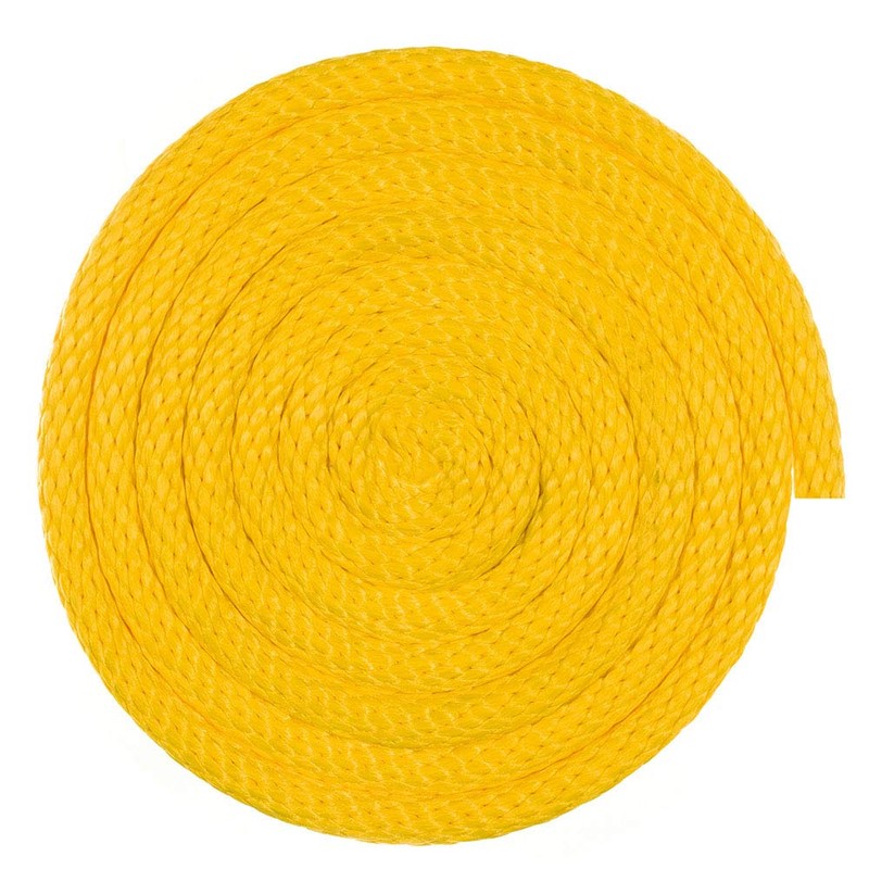 Multifilament Polypropylene Rope (3/8 Inch, 10 Feet, Yellow) - Soft