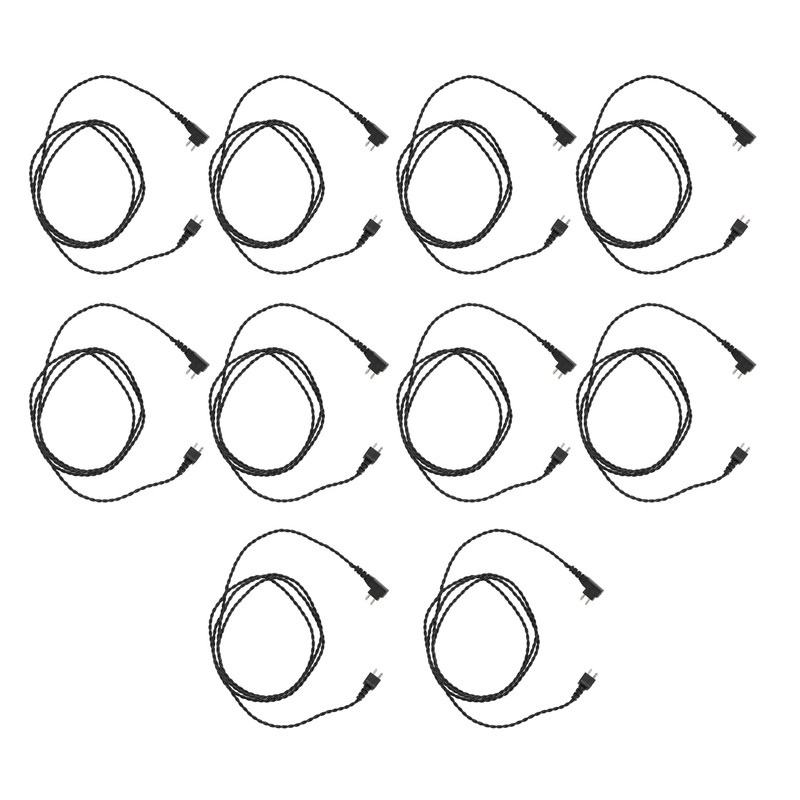 10pcs 2pin BW Hearing Aids Receiver Wire Heat Resistant Good