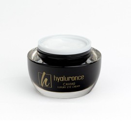 hyaluronce Caviar Luxury Eye Cream, Augencreme mit Kaviar-Extrakt und Matrixyl für strahlenden Blick, mildert Augenringe und Schwellungen,weniger Falten 15ml