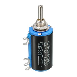 sourcing map 100 Ohm Adjustable Resistors Rotary Potentiometer Potentiometer with Knob
