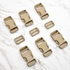 MELORDY 1 inch Buckles Straps Set with 10 Yards Nylon