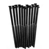Generic Pack of 10 Electrical Screws 75mm X 3.5mm Black