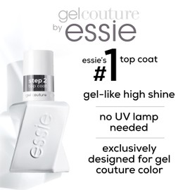 Essie Gel Couture Long-Lasting Nail Polish, 8-Free Vegan, Deep Red, Spiked With Style, 0.46 fl oz