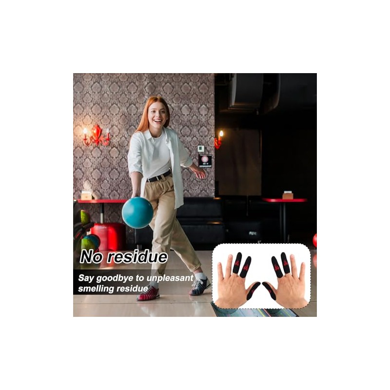 BOXOB 120pcs Flame Bowling Thumb Tape, Sweatproof Finger Tape for
