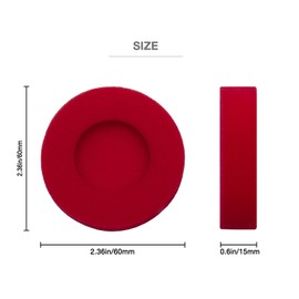 Voarmaks Foam Cushion Ear Pads Compatible with JLAB Rewind, Rewind 2 Wireless Headphone, Bigger & Thicker High-Density Right-Angle Replacement Sponge Cover