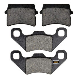 HIAORS Disc Brake Pads for 50cc 70CC 90 cc 110 cc 125cc Taotao SunL JCL Coolster Kandi Supermach Tank Kandi Kinroad BV Powersports DongFang ATVs Go karts Quad 4 Wheeler 2 Pair