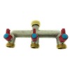 Ventilkappenkönig 3-Way Brass Tap Water Distributor 3 Distributors 3/4 Inch