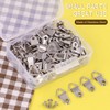 Rustark 110Pcs Small Triangle Ring Picture Hangers Frame Hanging Hangers