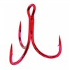 Laser Triplets Red Treble Hooks Large Pack Big Bag 15
