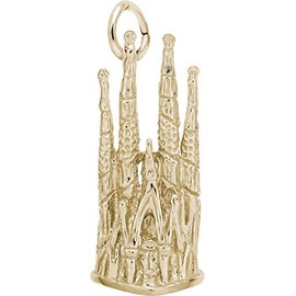 Rembrandt La Sagrada Familia Charm - Metal - Gold-Plated Sterling Silver
