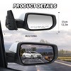 MOFOAP Passenger Side View Mirror Compatible with 2016 2017 2018