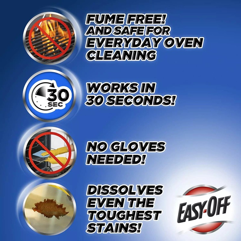 Easy-Off Fume Free Oven Cleaner Spray, Safe For Self-Cleaning Ovens,